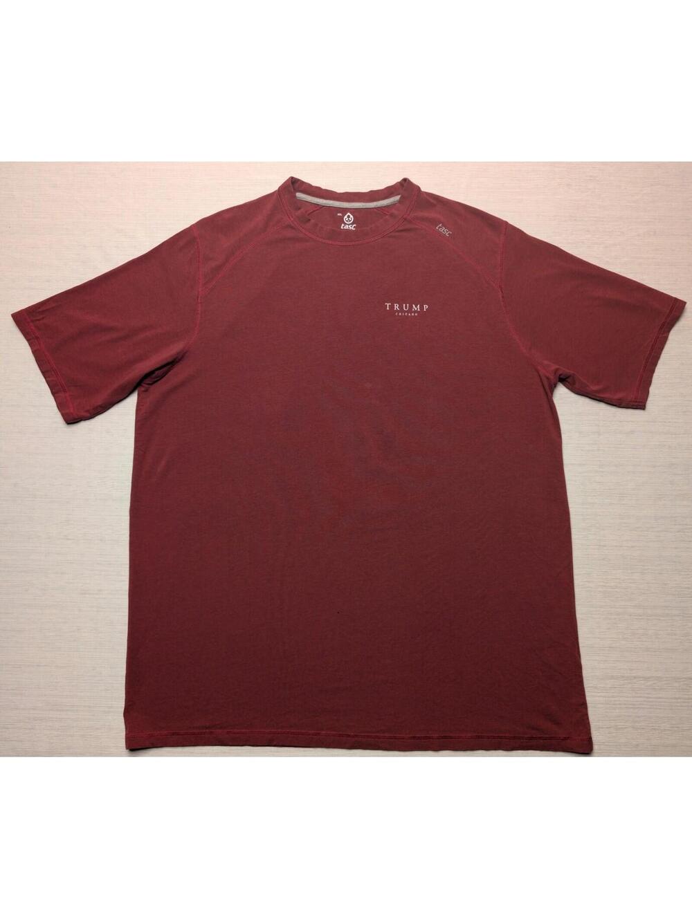 Trump Chicago Carrollton Tee Performance Bamboo Maroon XXL